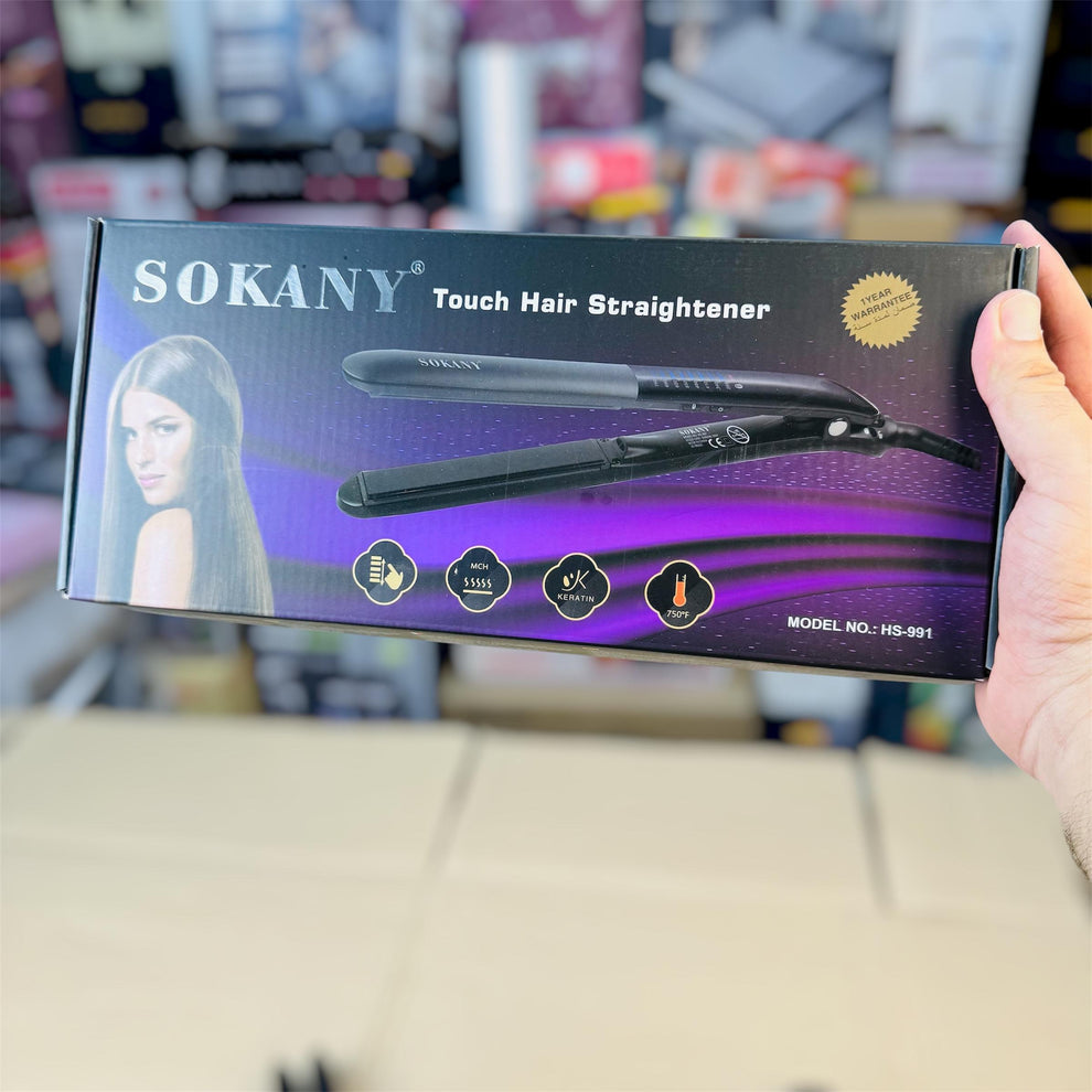 Sokany HS-991 Digital Professional Hair Straightener (Electronic Temperature Control)