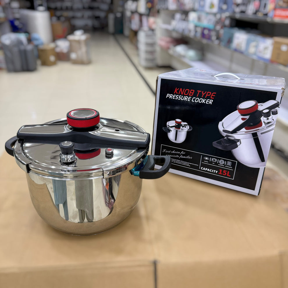Knob Type Pressure Cooker 15L