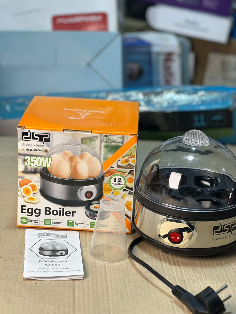 DSP KA5001 350W Electric Egg Boiler – 7 Egg Capacity