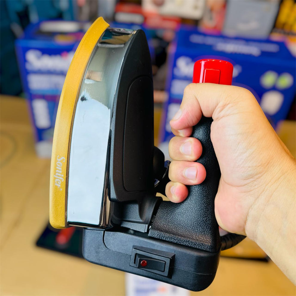 Sonifer Industrial Gravity Steam Iron – Heavy-Duty Steam Press for Home & Shop