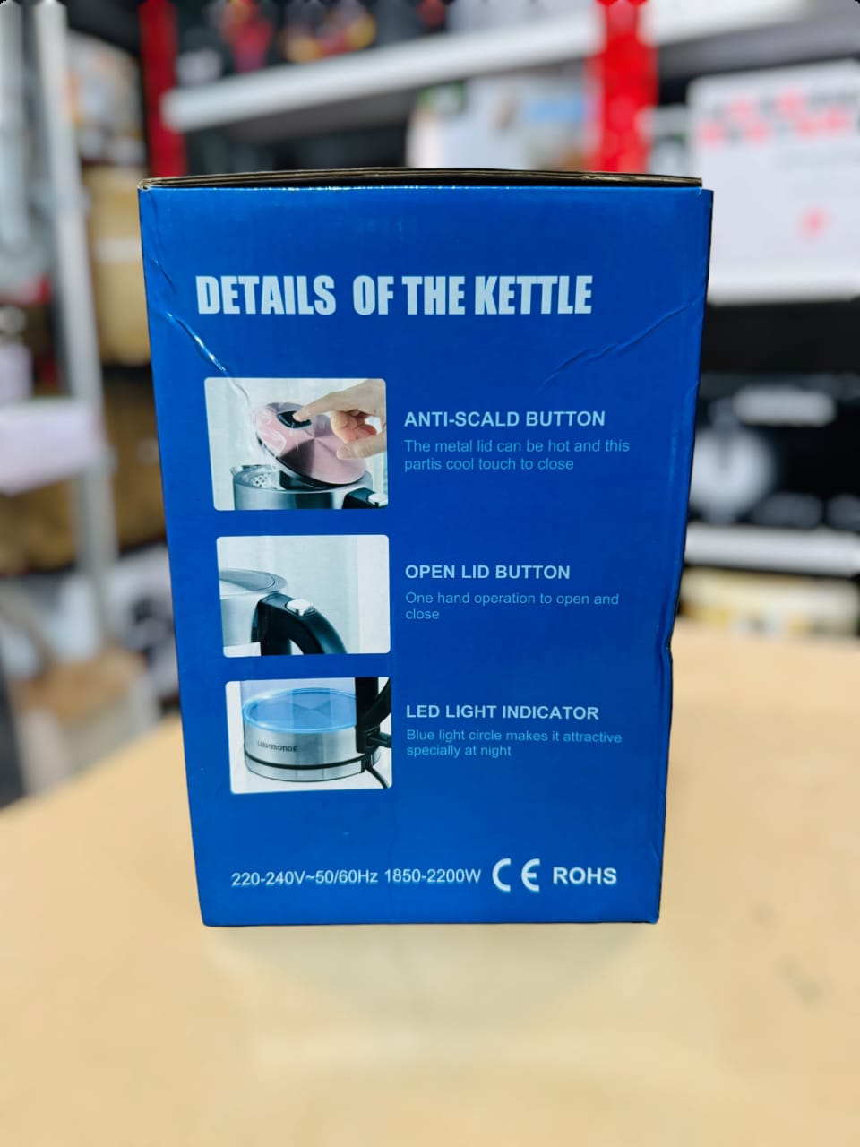 UK. Glass Electric Kettle 1.7L