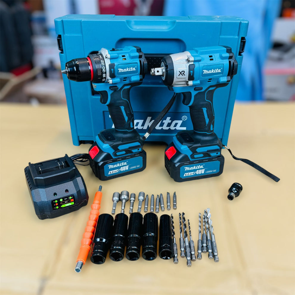 Makita 2in1 drill & impact 30 pcs set