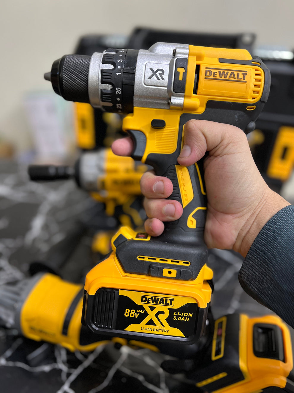 DeWalt 3-in-1 Cordless Drill Machine Set