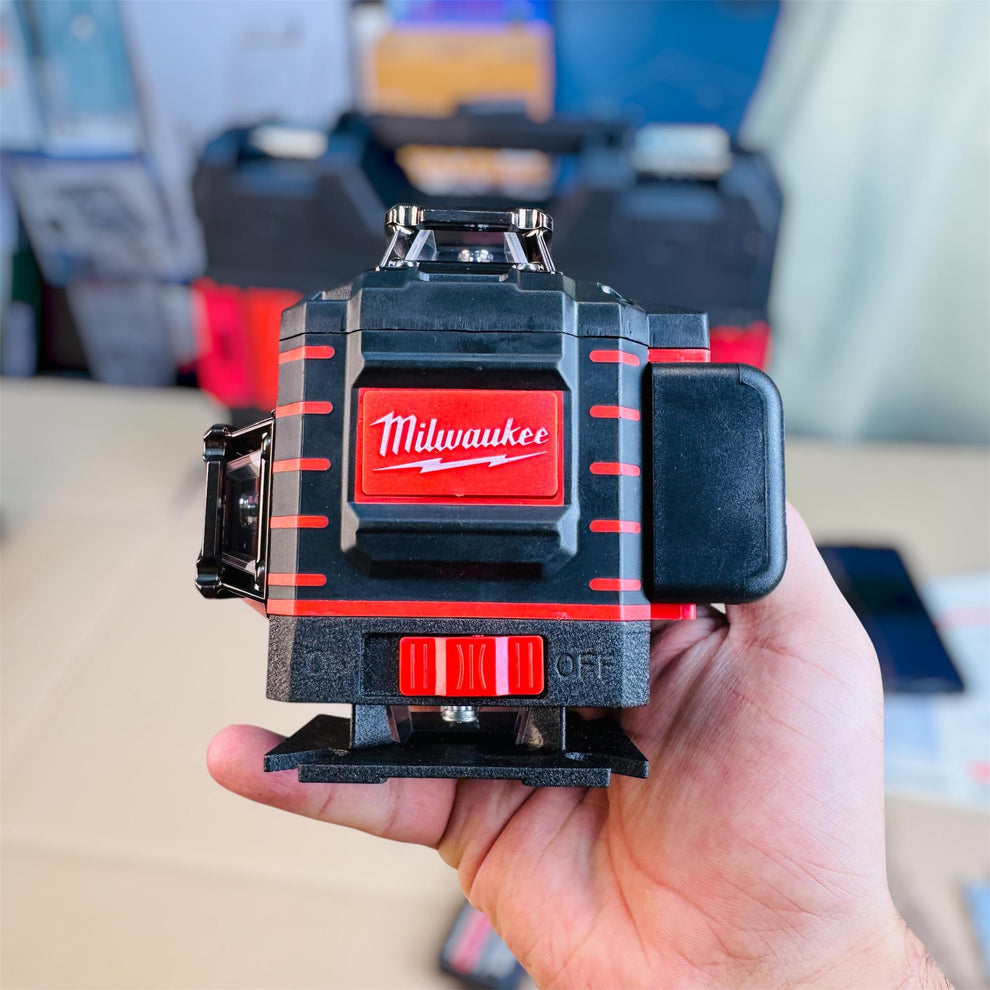 Milwaukee-Style 360° Rechargeable Laser Level