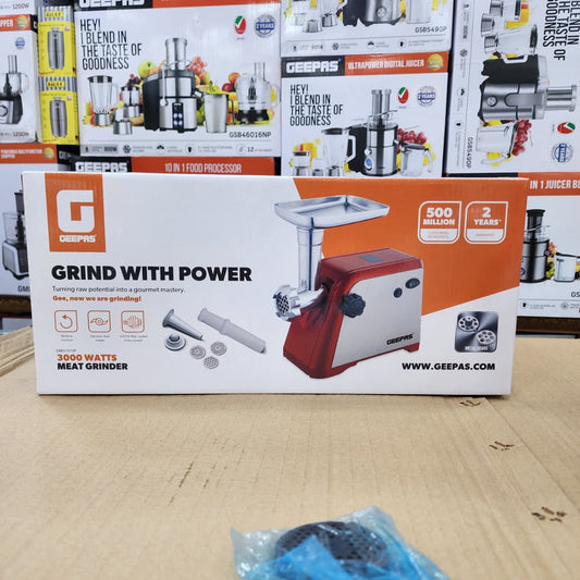 Geepas meat grinder gmg 1910 P [2 year warranty]