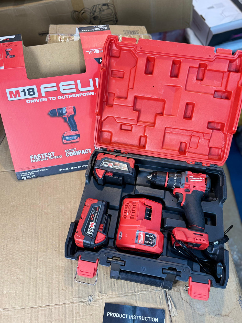 Milwaukee 88v powerful drll machine brushless motor