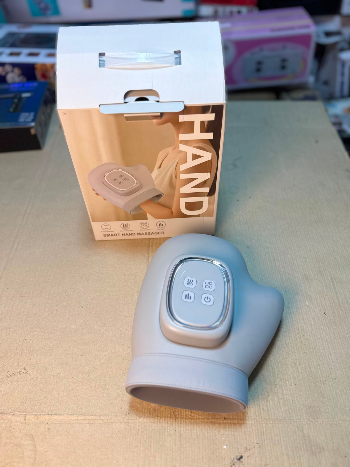 Smart Hand Massager with Airbag Compression & Warm Compress – 3 Modes