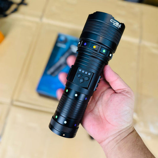 CUBA 2000 KM FLASH LIGHT TORCH WITH 3 MOOD G301