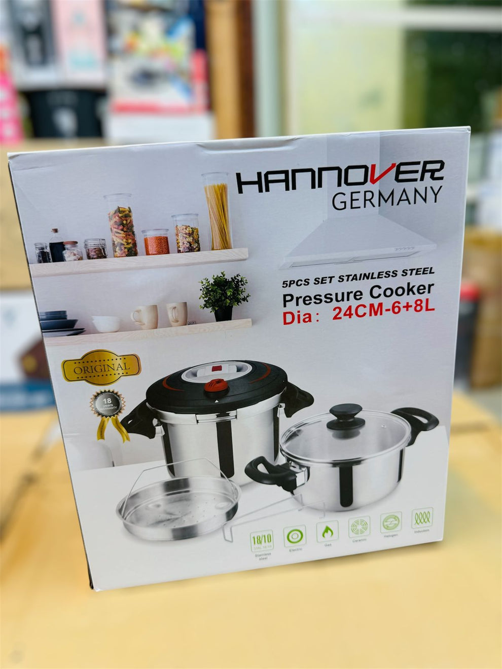 Hannover Germany 3 in 1 pressure cooker set