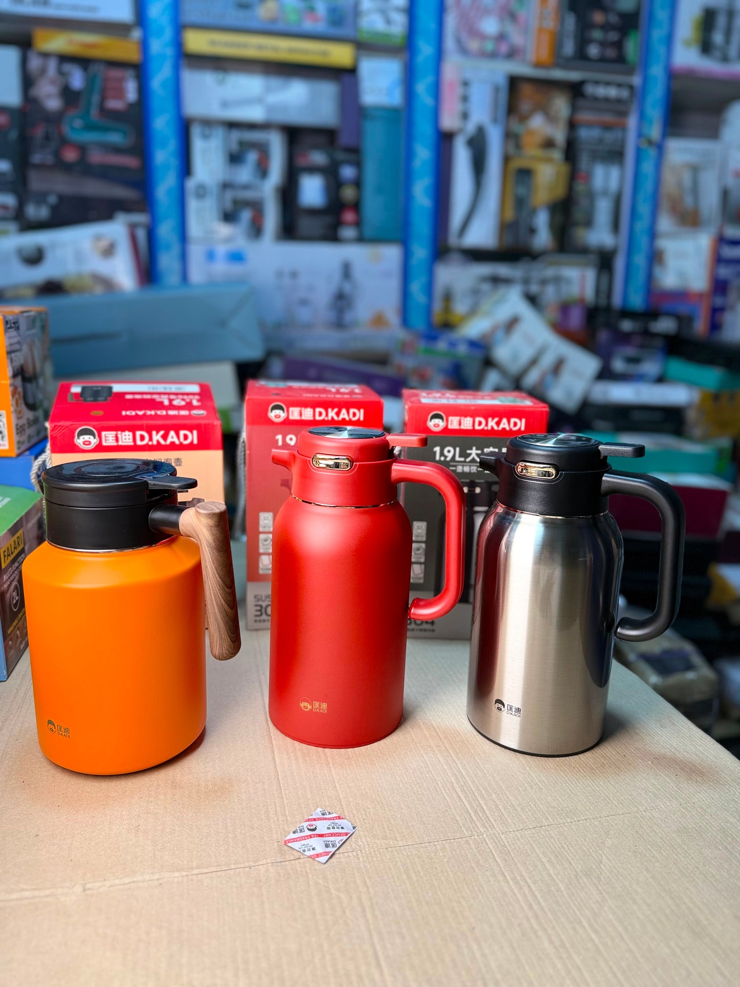 D.KADI 1.9L Stainless Steel Vacuum Thermos Flask