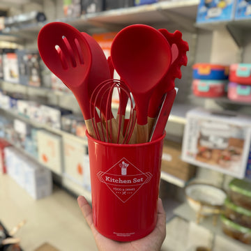 Kenaidi 12pc Silicone Kitchen Spoon Set