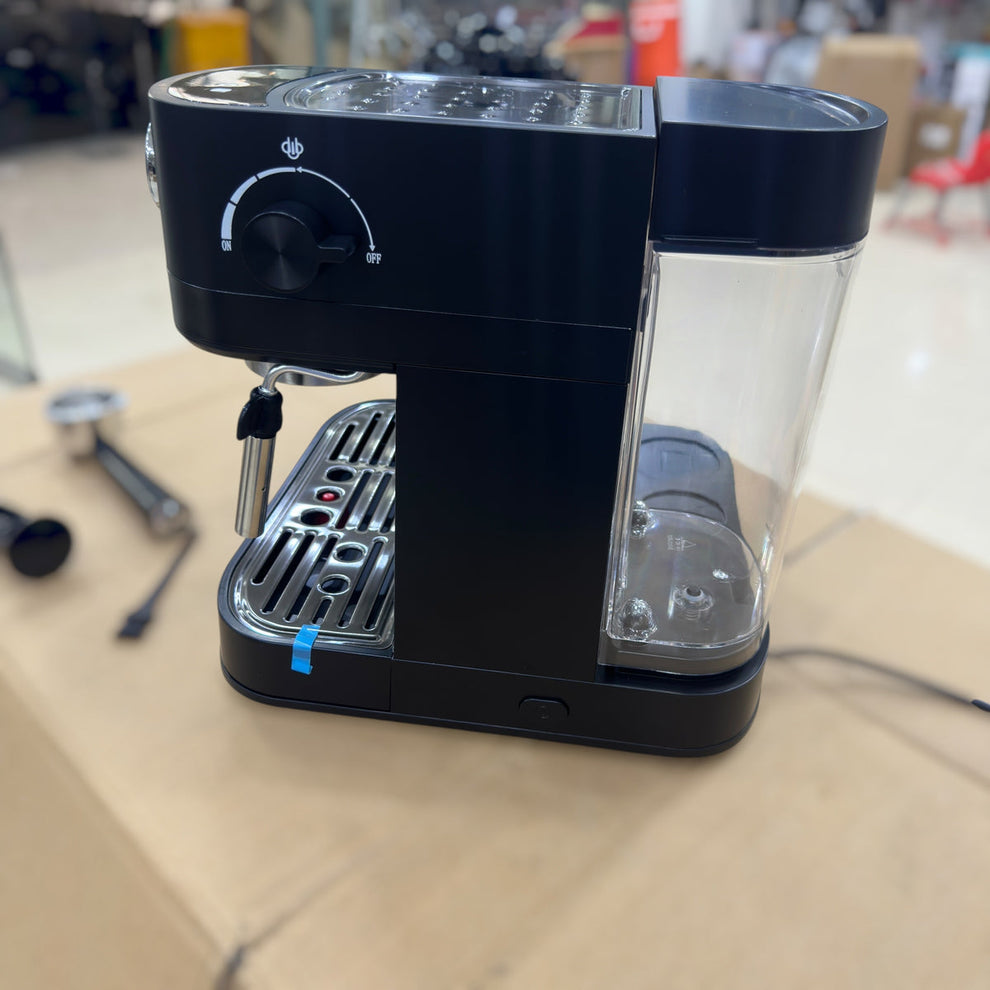 BOMA BM-6897 2-in-1 Espresso Coffee Maker with Built-in Grinder - 2000W, 20 Bar Pump, 1.6L Tank