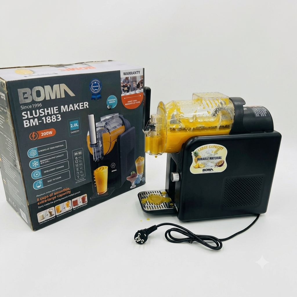 BOMA Slushie Machine for Home, Party & Small Business, Makes Slushies