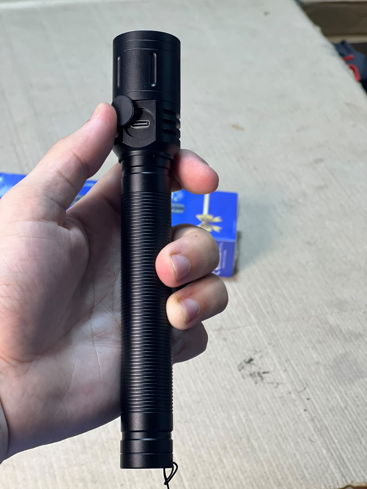 COBA Powerful 500W Rechargeable LED Flashlight – 10000mAh, 3000m Irradiation