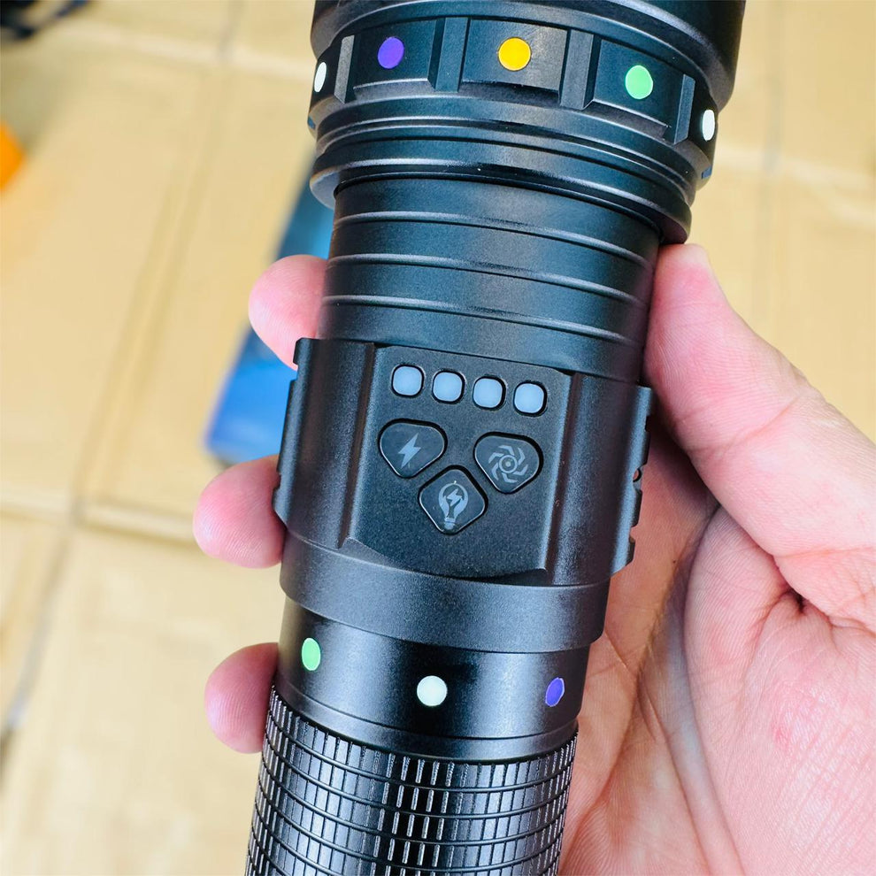 CUBA 2000 KM FLASH LIGHT TORCH WITH 3 MOOD G301