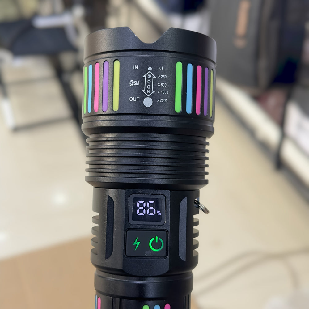Coba Aluminum Alloy Strong Light Flashlight Torch CB-802
