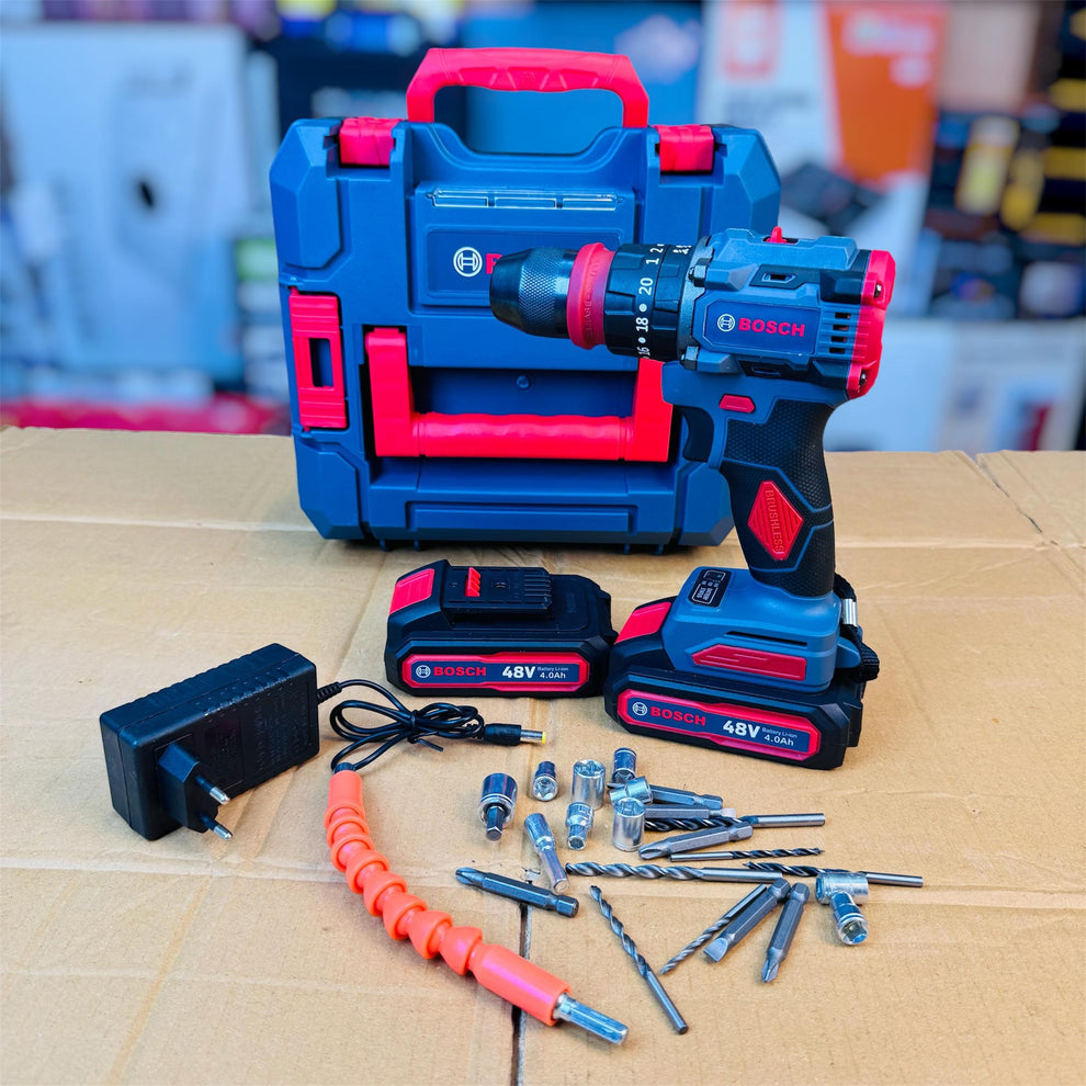 BOSCH 2 in 1 drill & impact wrench with tools