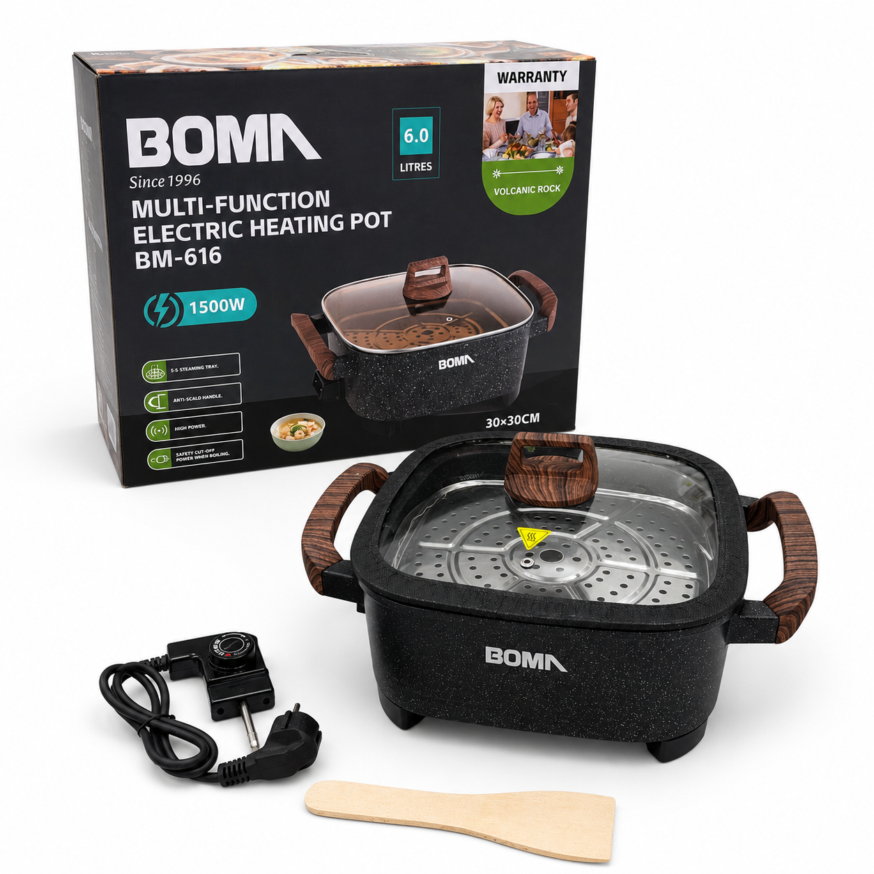 BOMA Multi-Function Electric Heating Pot BM-616 6L
