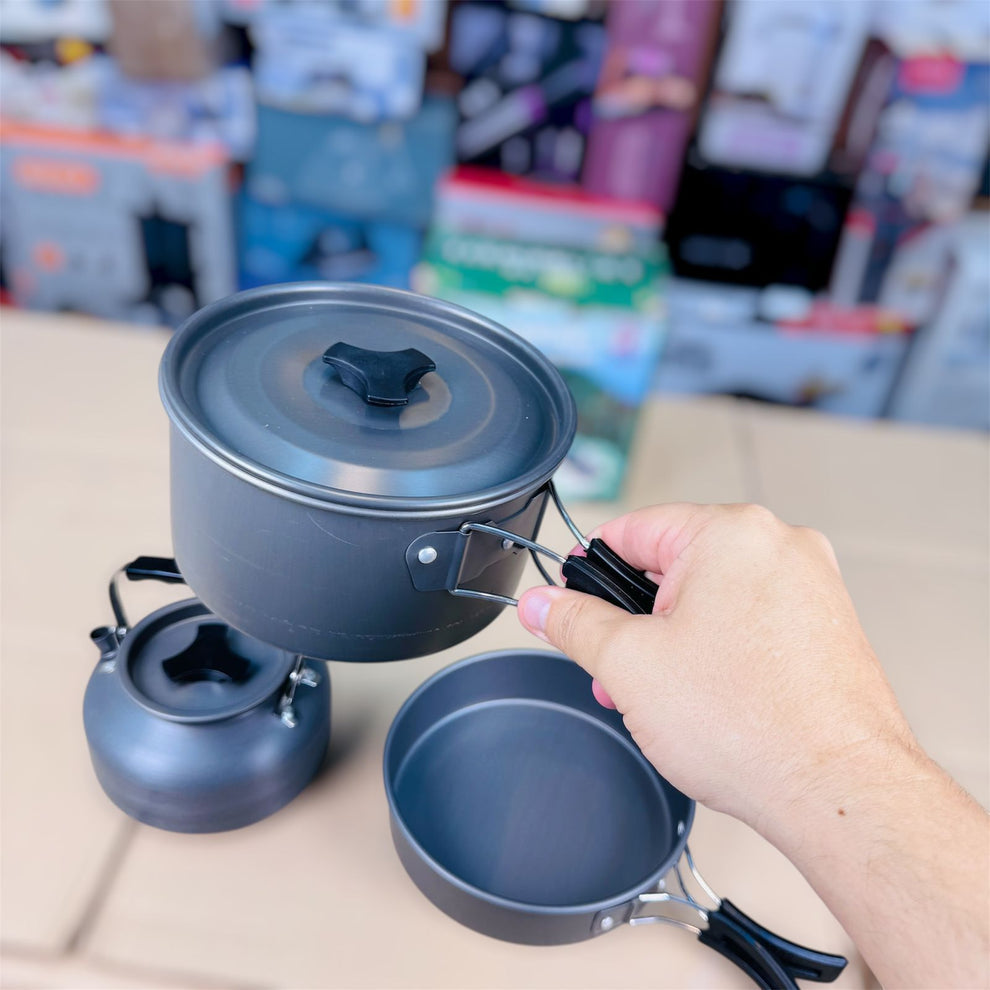 camping 3 pcs cooking set