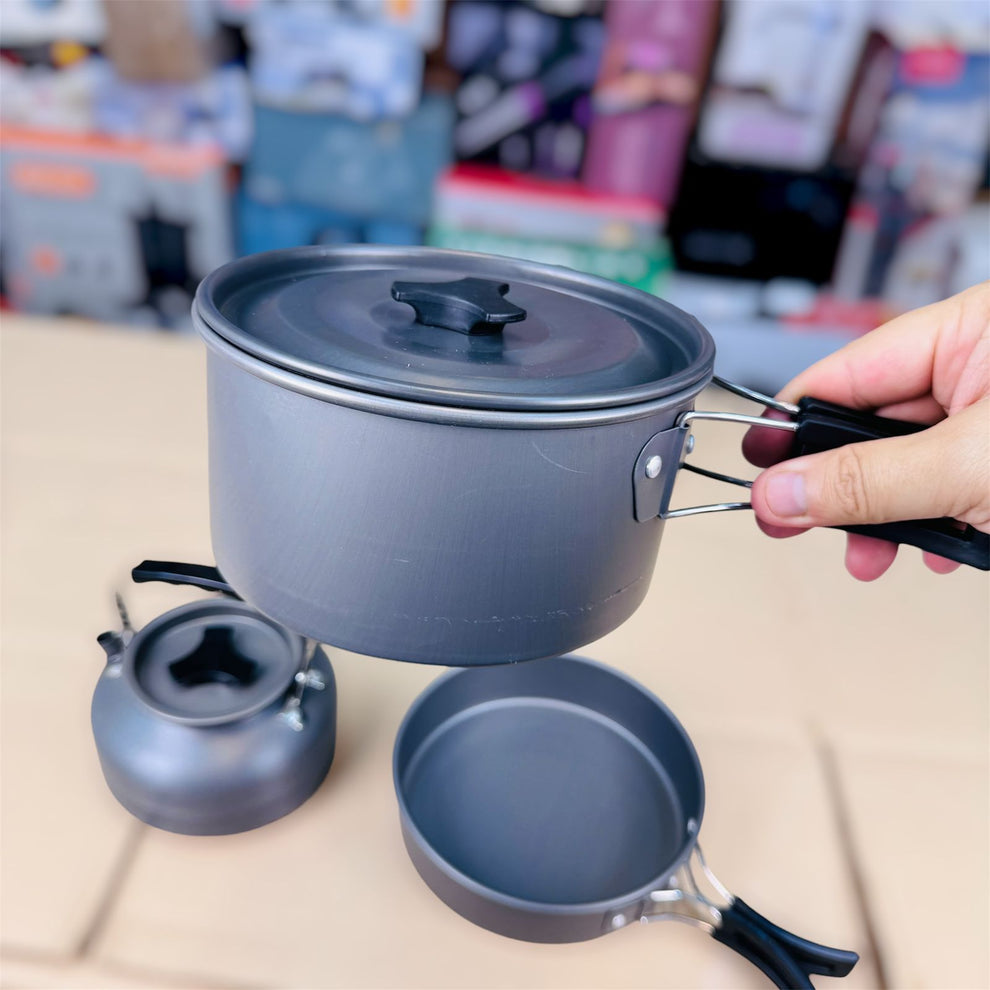 camping 3 pcs cooking set