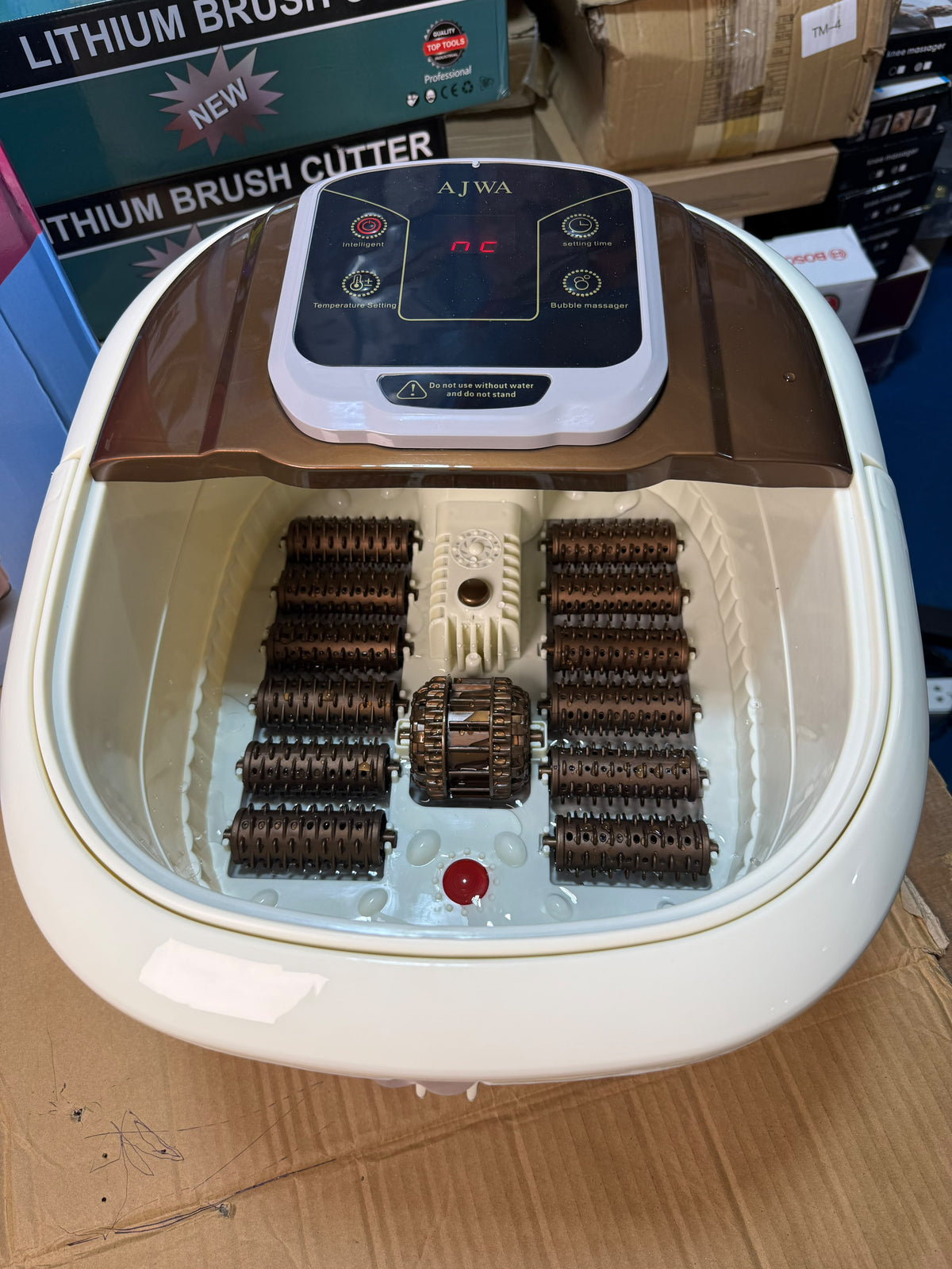 AJWA Electric Foot Massager with Digital Control Panel – Relaxation & Foot Massage Machine