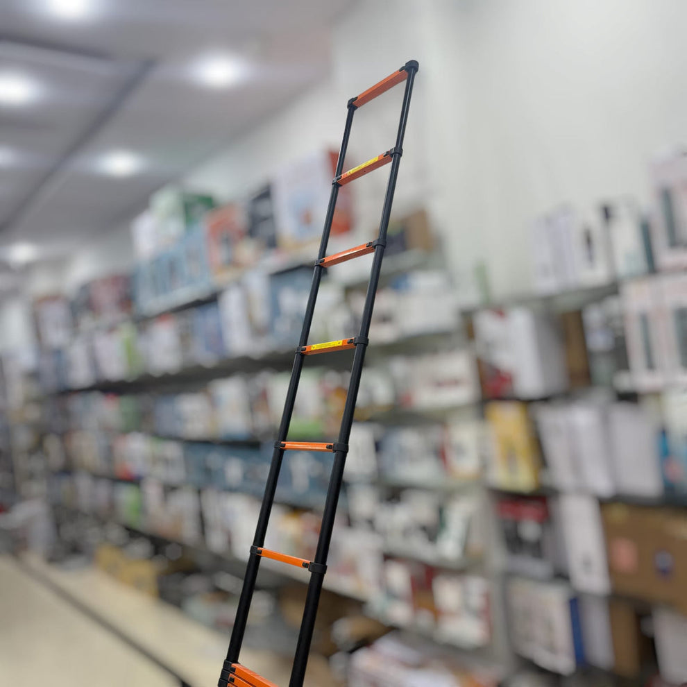 Black Telescopic Foldable Aluminum Ladders