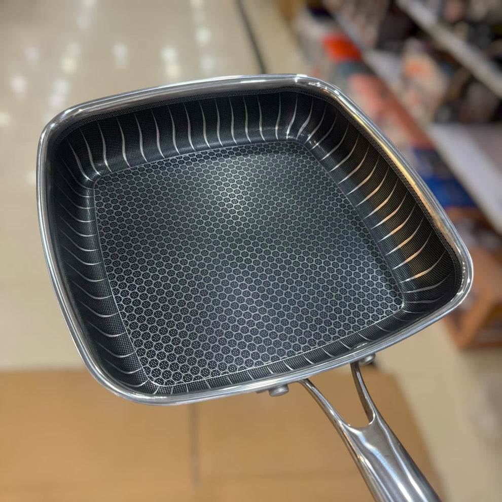 Square Honeycomb Non-Stick Fry Pan