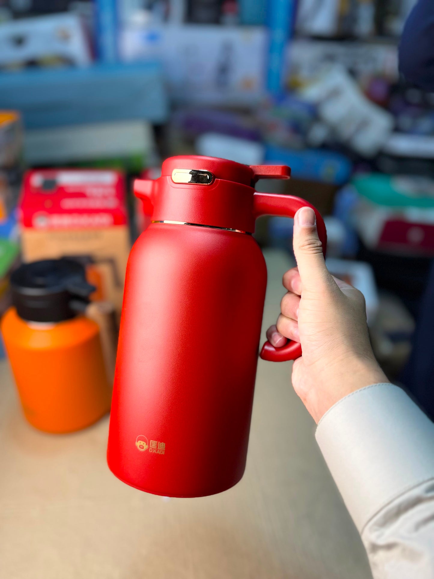D.KADI 1.9L Stainless Steel Vacuum Thermos Flask