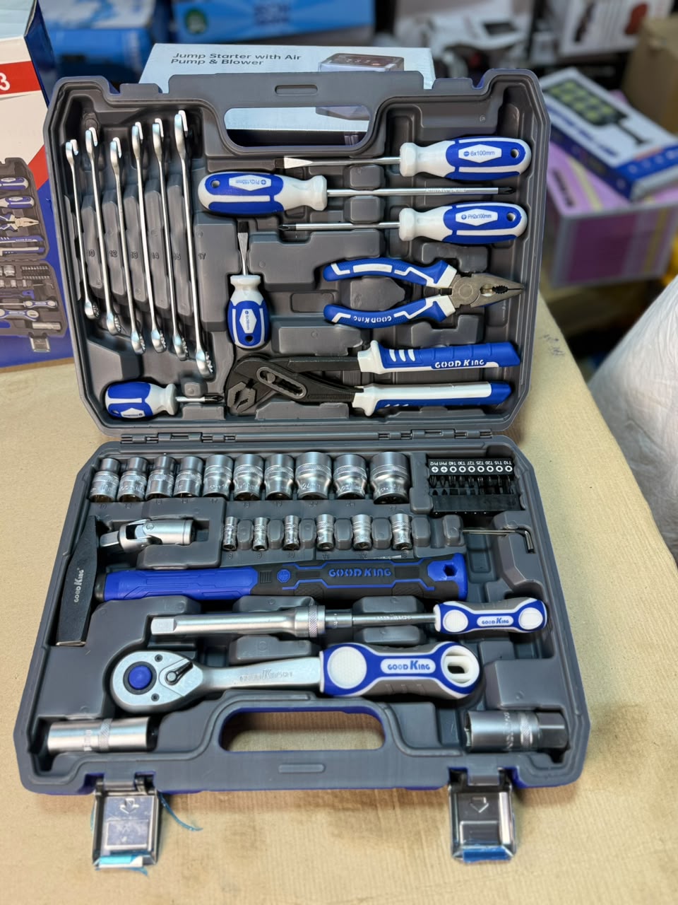 GOOD KING 61 PCS Socket Wrench Auto Repair Tool Set