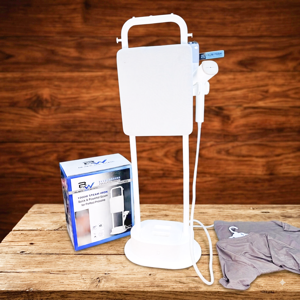 Electric Garment Steamer Iron – Portable Fabric Steamer for Clothes