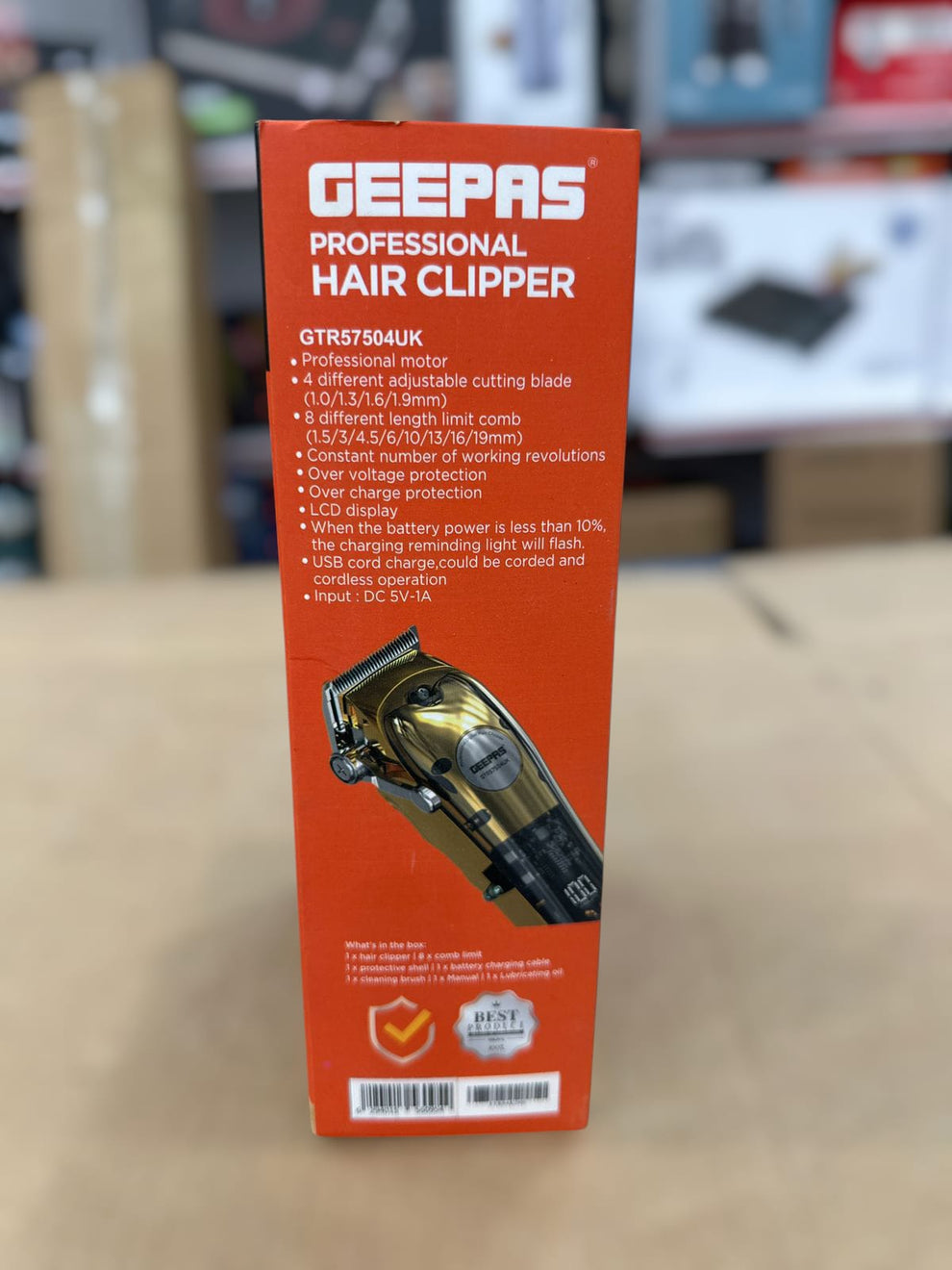 Geepas Professional Digital Hair Clipper 57504 trimmer
