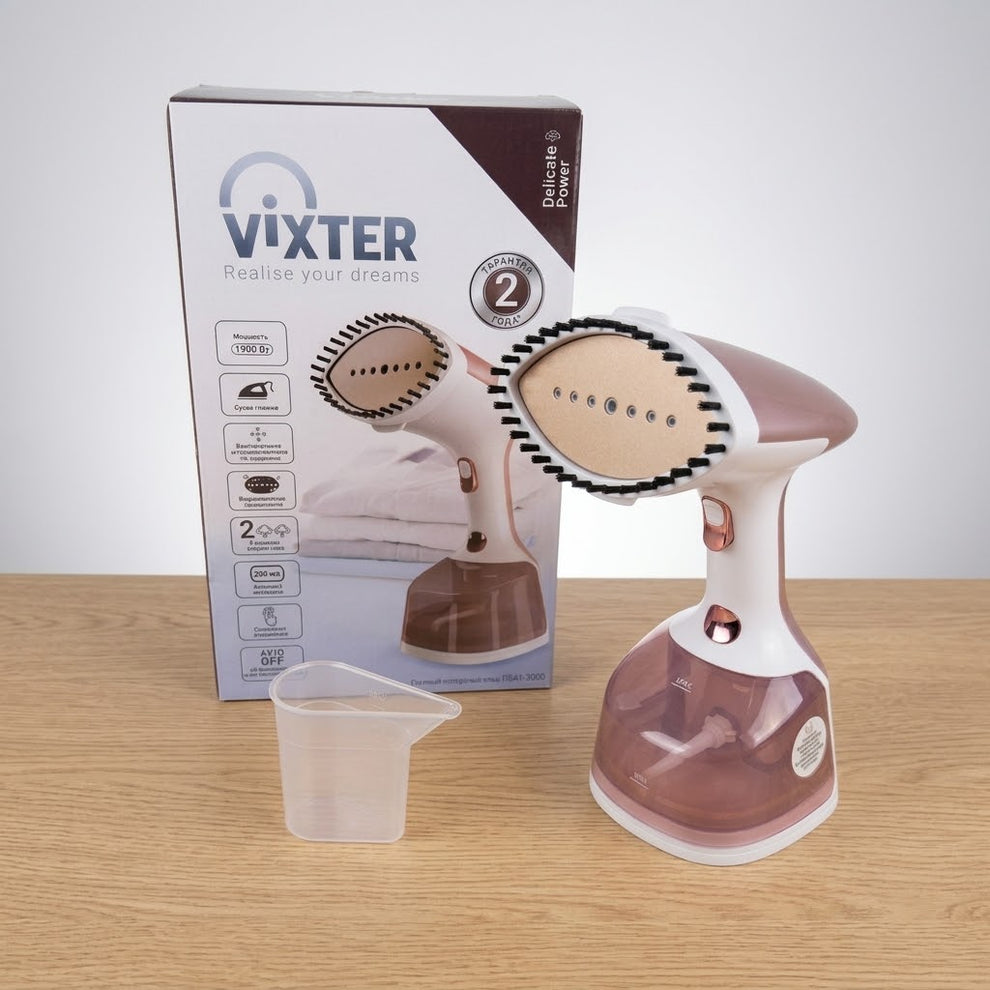 Vixter Handheld Garment Steamer - 1900W Portable Clothes Steamer with Dry Ironing
