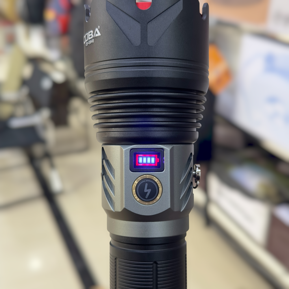 Coba Aluminum Alloy Strong Light Flashlight Torch CB-G648