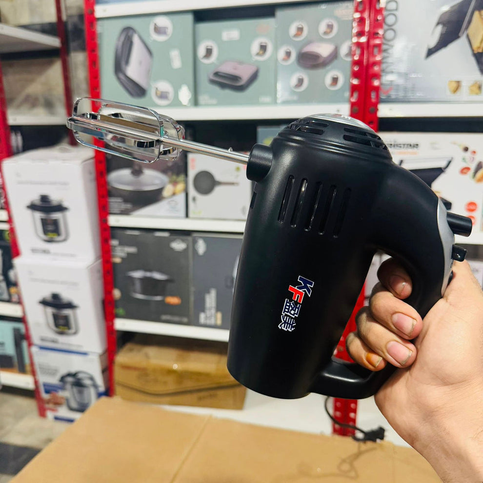 Hand Mixer 300W KF-9512 – 5 Speed Lightweight Mixer with Stainless Steel Beaters
Regular priceRs.4,500.00 PKR
