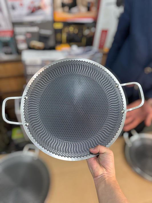 Germany lot 34cm honeycomb lesser coating tawa,
