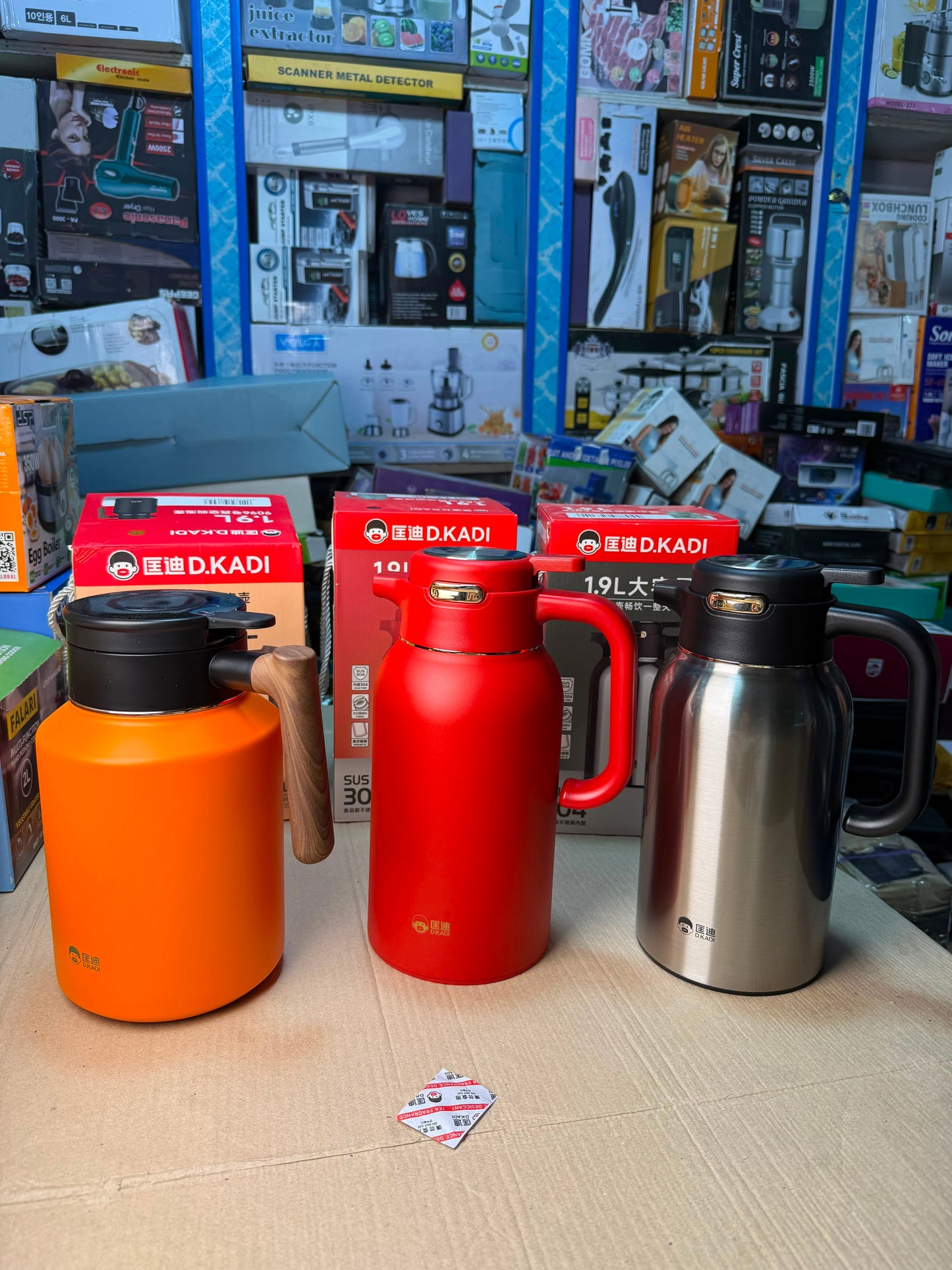 D.KADI 1.9L Stainless Steel Vacuum Thermos Flask