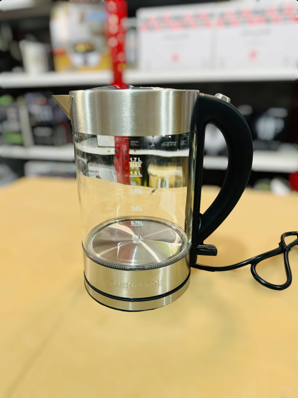 UK. Glass Electric Kettle 1.7L
