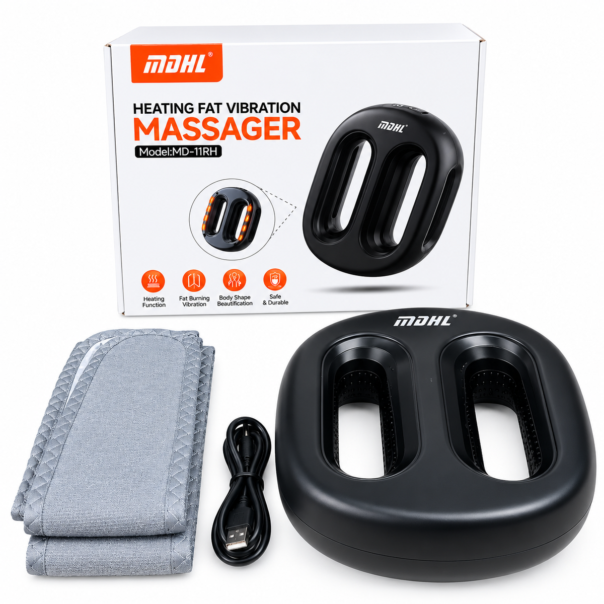 MDHL Heating Vibration Massager MD-J19H – Body Massager with Heat