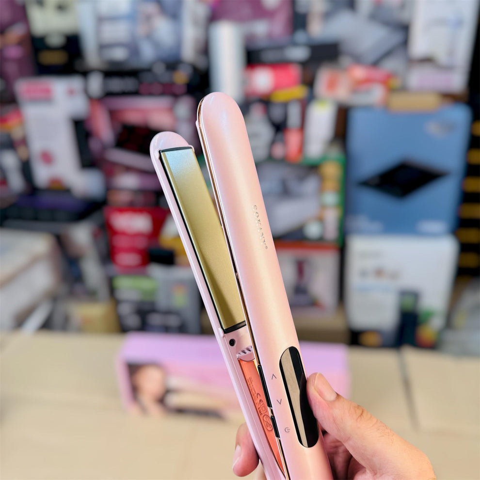Sokany HS-976 Digital Professional Hair Straightener (Ceramic, 2-Year Warranty)