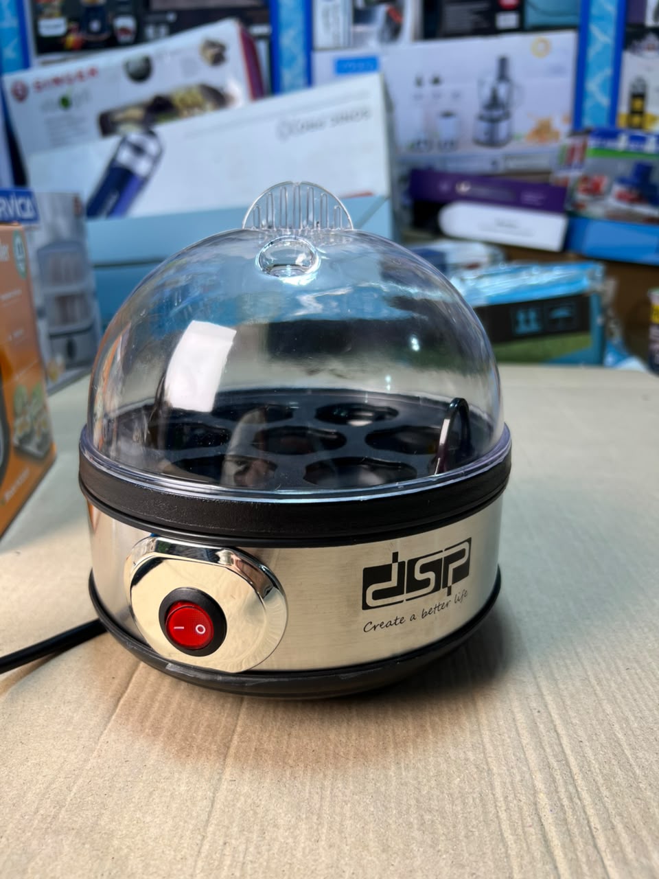 DSP KA5001 350W Electric Egg Boiler – 7 Egg Capacity