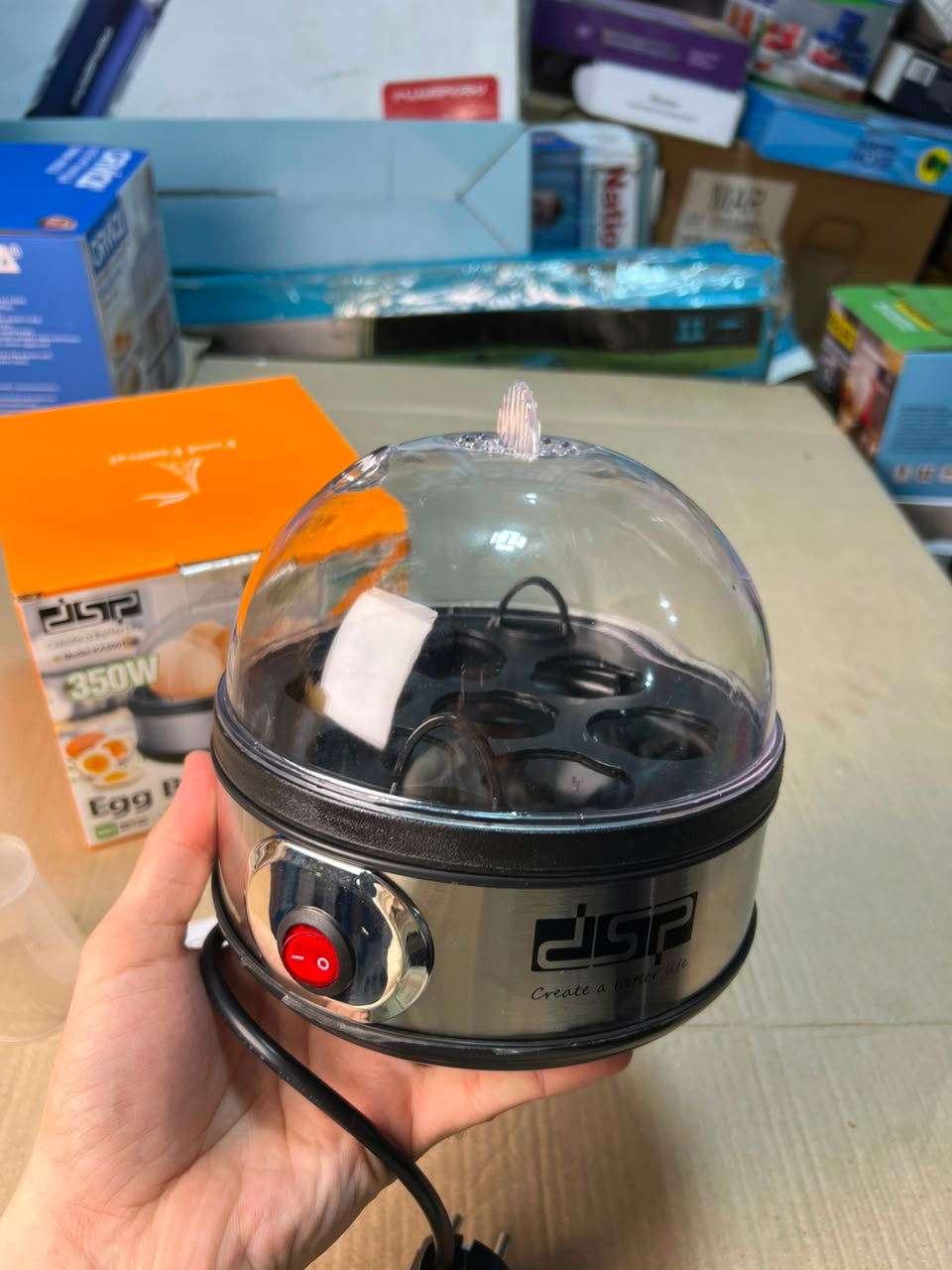 DSP KA5001 350W Electric Egg Boiler – 7 Egg Capacity